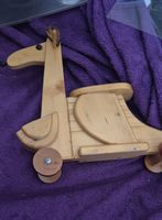Jouet à tirer en bois janoschik skippy 1950-1970