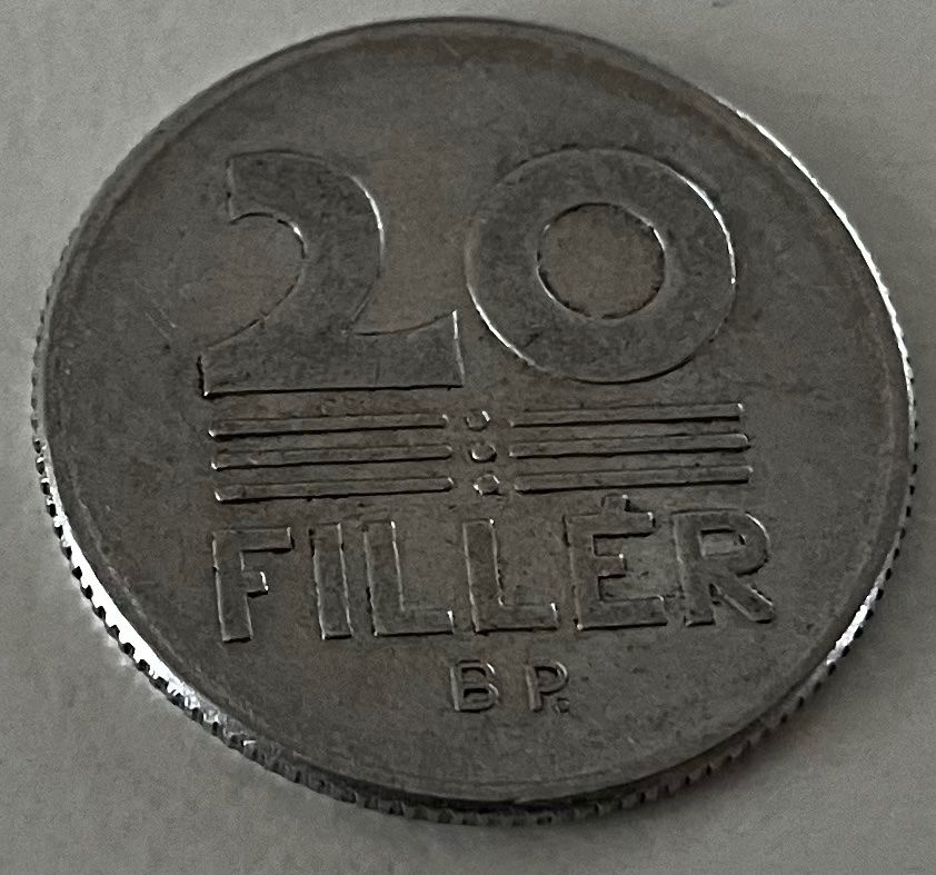 Tutti le monete: Ungarn 20 Filler 1968 – Usato da Algetshausen venduto da Carrhard