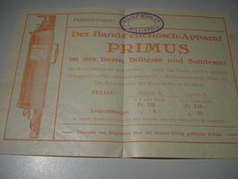 Werbung FeuerlöschApparat Primus, um1930, A Bühler, Willisau