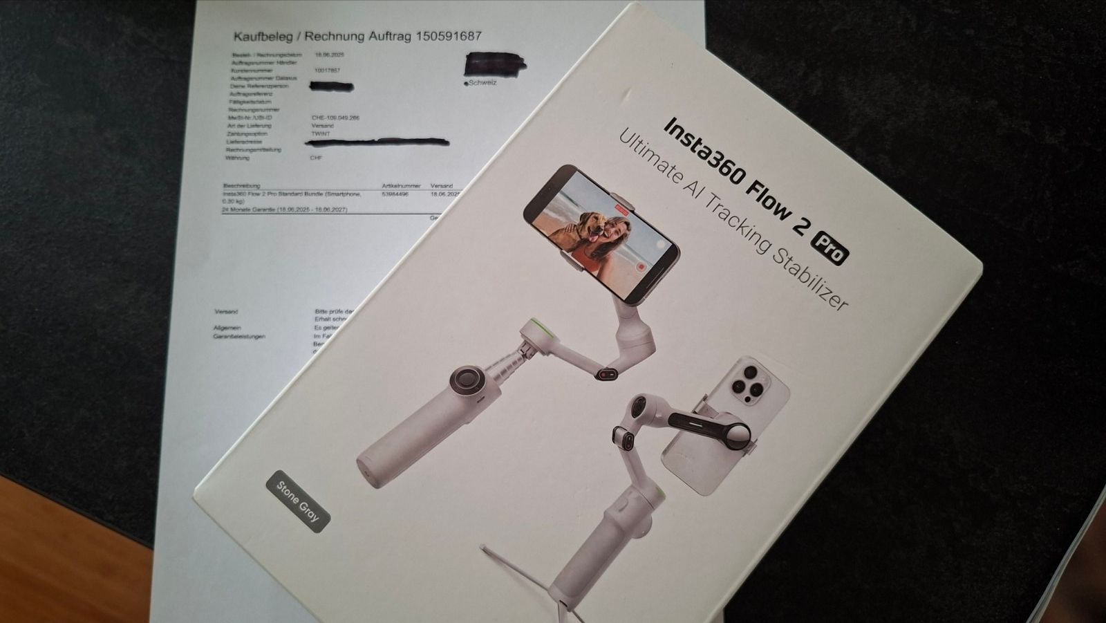 Insta360 Halterungen: Insta360 Flow 2 Pro – Ultimate AI Tracking Stabilizer – Neu (gemäss Beschreibung) aus Muttenz von fas_7tsh 4
