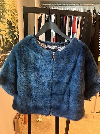 Rosestart Echtpelz-Kurzjacke, neuwertig