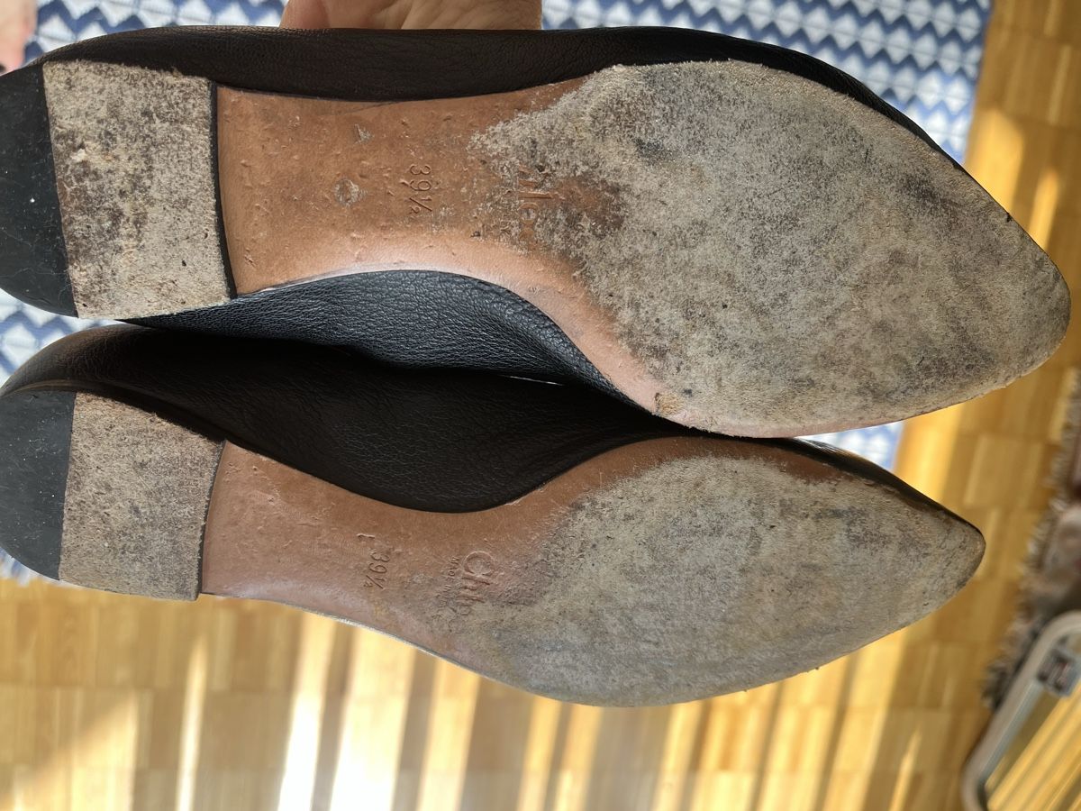 Chloé Scarpe da donna: Chloé Ballerinas Schwarz, Leder, Grösse 39.5 – Usato da Embrach venduto da whywhy8 1