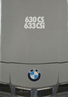 PROSPEKT | BMW - 630CS - 633CSi - TYP E24   | AB 01.1977
