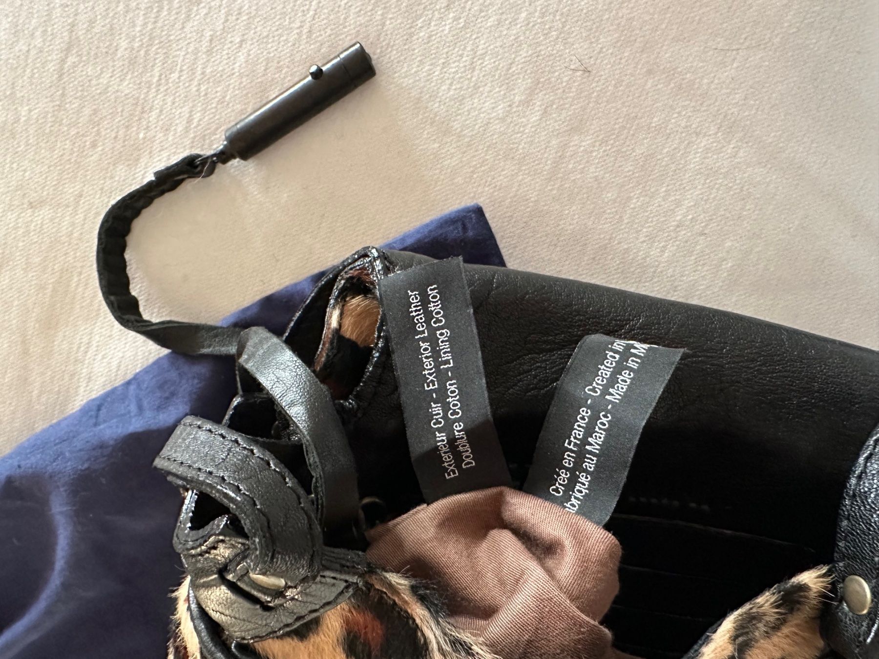 Jerome Dreyfuss Borse da donna: Jerome Dreyfus Twee mini leopard print bag – Usato da Lausanne venduto da kuroneko86 4