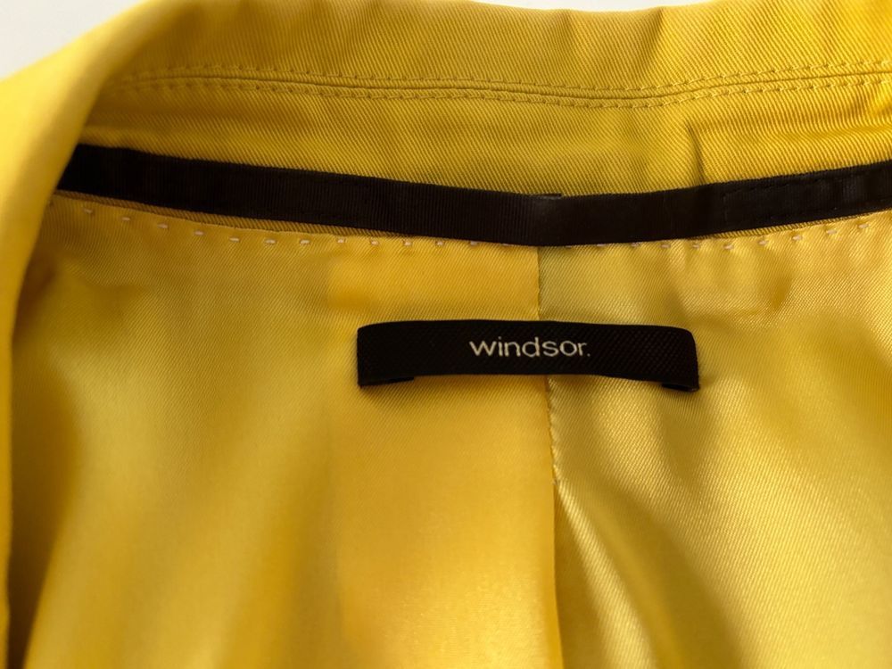 Windsor Jacken: Windsor Blazer maisgelb Vollfutter — EU 38 – Gebraucht aus Bottmingen von Merkur_Basel 6