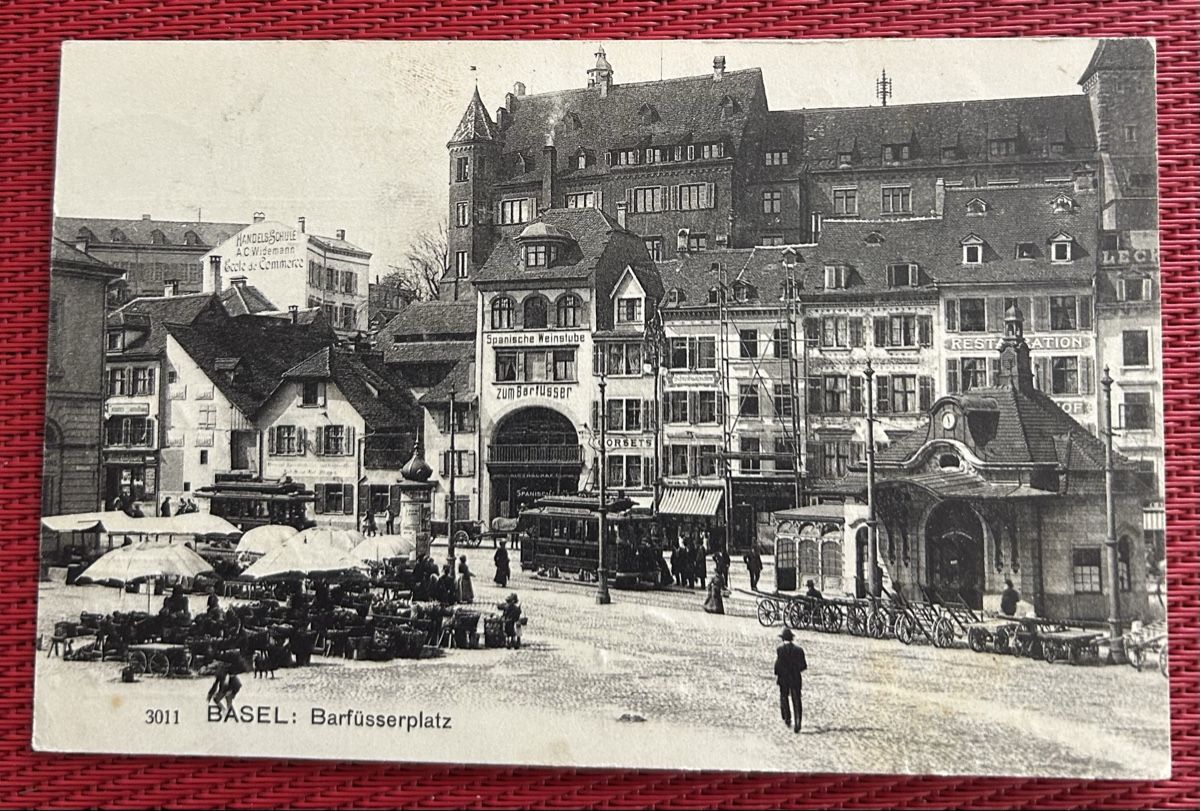 Cartes postales: Basel Barfüsserplatz 1906 – D'occasion à Horw par Tellbub