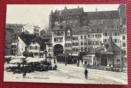 Basel Barfüsserplatz 1906