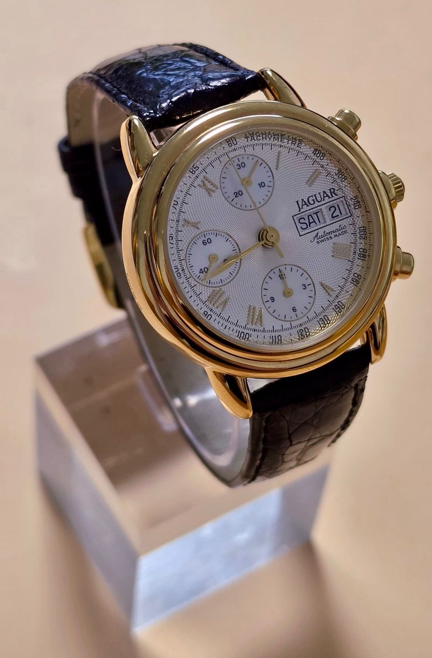 Jaeger-Lecoultre Orologi: JAGUAR AUTOMATIC CHRONOGRAPH  VALJOUUX ETA 7750 – Usato da Neftenbach venduto da Taschen-Uhren 1