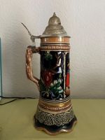 Bierkrug mit Zinndeckel
