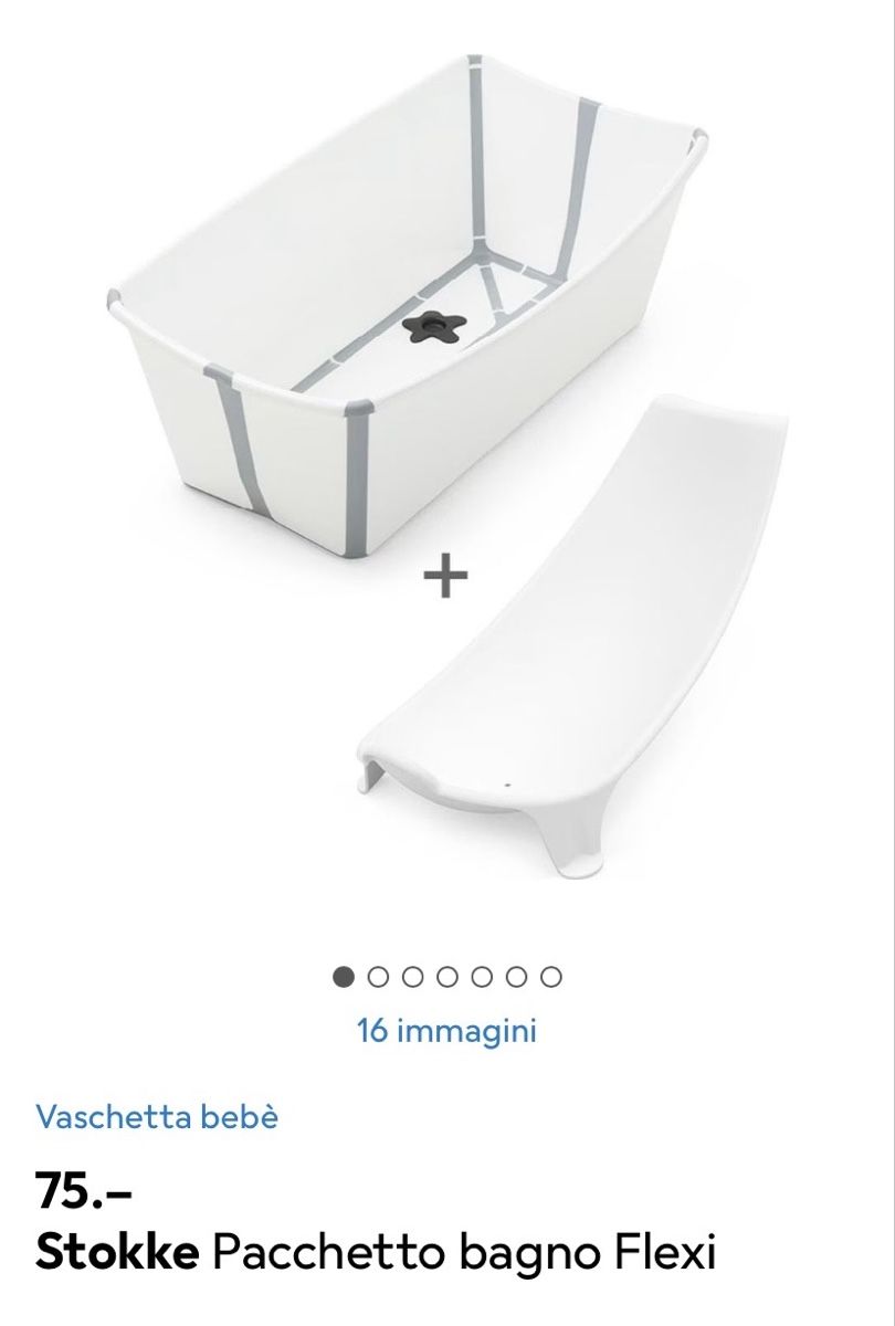 Vasche da bagno: Vasca Stokke Flexi Bath + Supporto + Riduttore Neonato – Usato da Lugano venduto da pao_nm9q 2