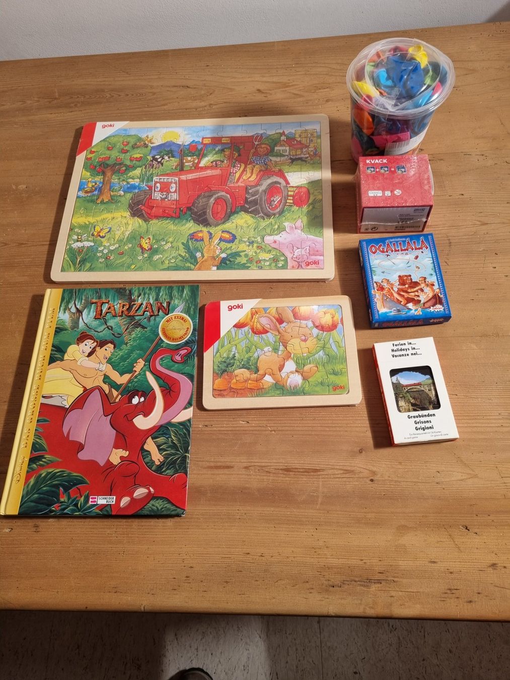 Spielzeuge: Kinderspielsachen-Paket, Puzzle, Buch, Spielsachen – Neu und originalverpackt aus Fürstenaubruck von PizBeverin2018
