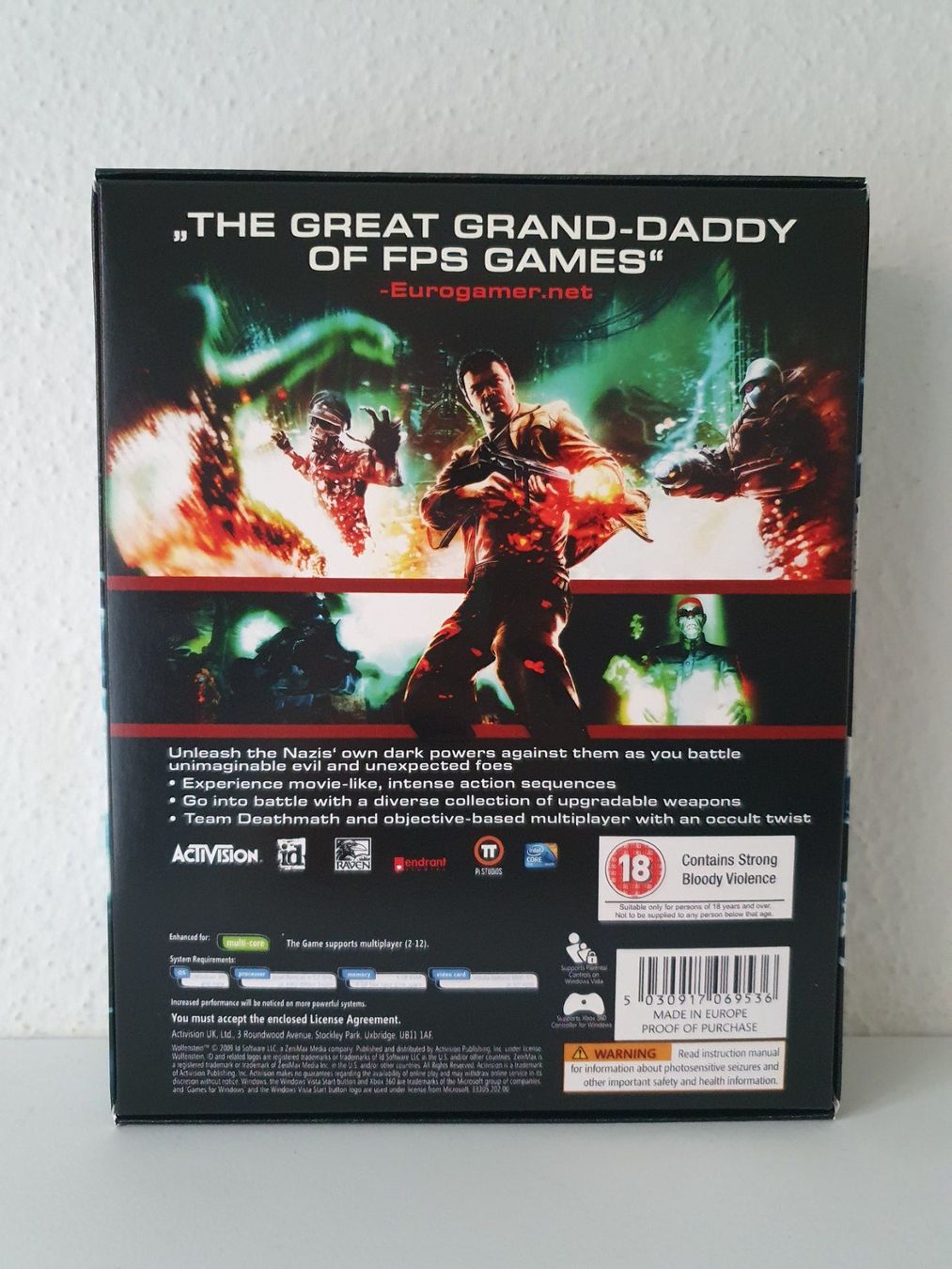 Giochi: PC Wolfenstein (2009) Custom Made Big Box 3D Relief + Spiel – Nuovo (secondo la descrizione) da Greifensee venduto da perfectioN88 4
