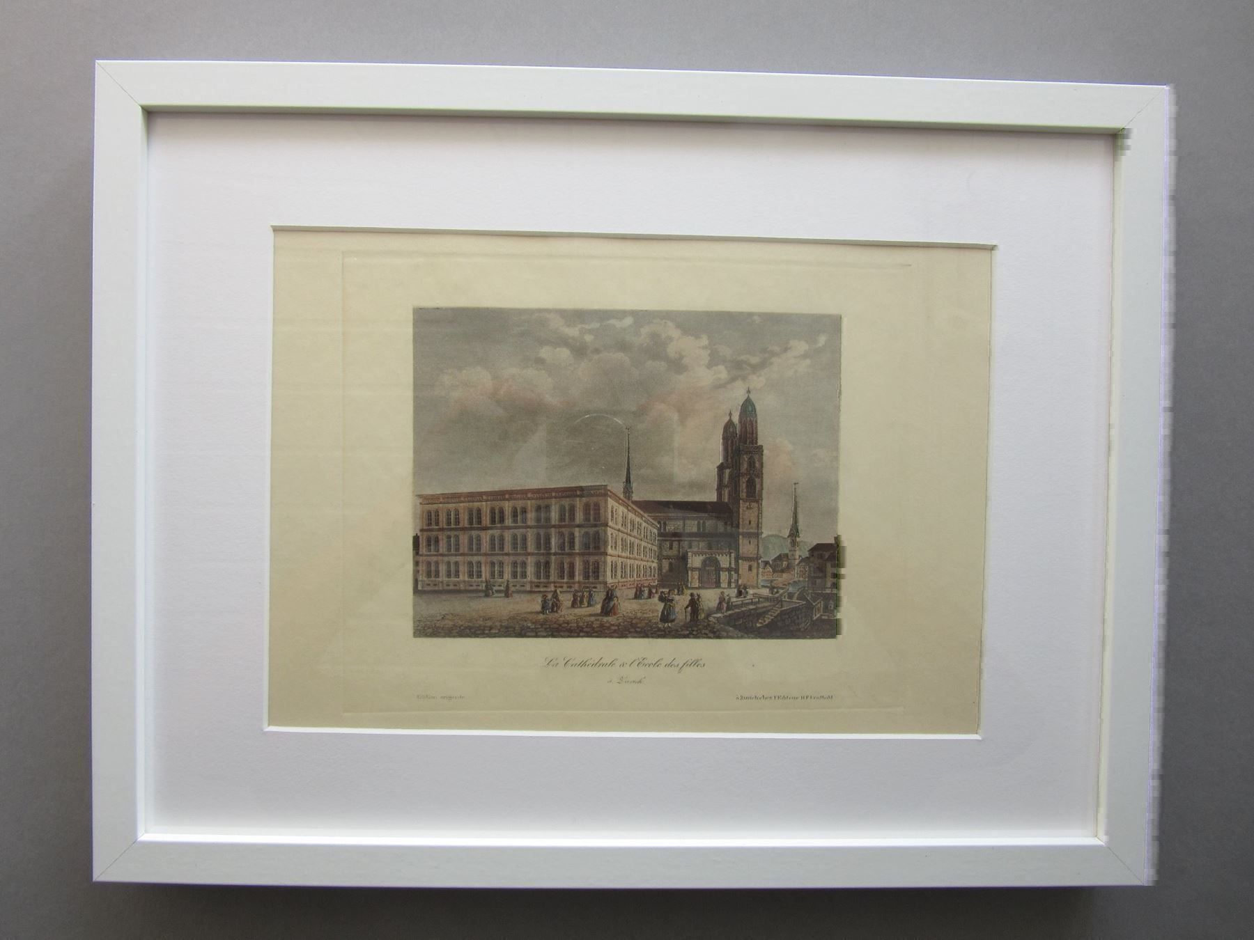 Incisioni: ZÜRICH /REF.MIT.R – Usato da Gersau venduto da kunst-online