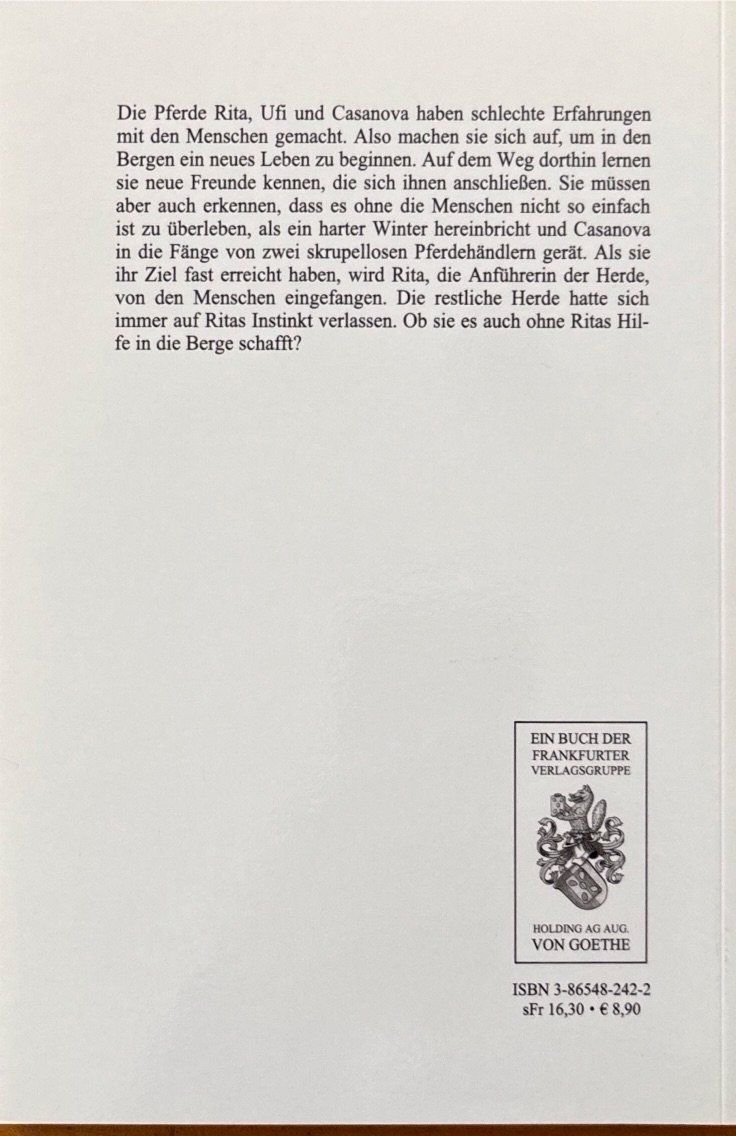 Libri: Gaisberger Victoria, Rita - Ein Pferderoman – Nuovo (secondo la descrizione) da Sarnen venduto da Livres 1