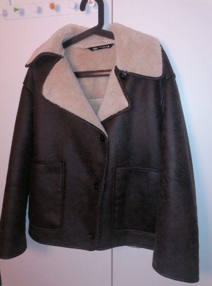 Giacche: Winterjacke in Wildlederoptik - Grösse ca. M-L – Usato da Brunnadern venduto da -Amarilis-