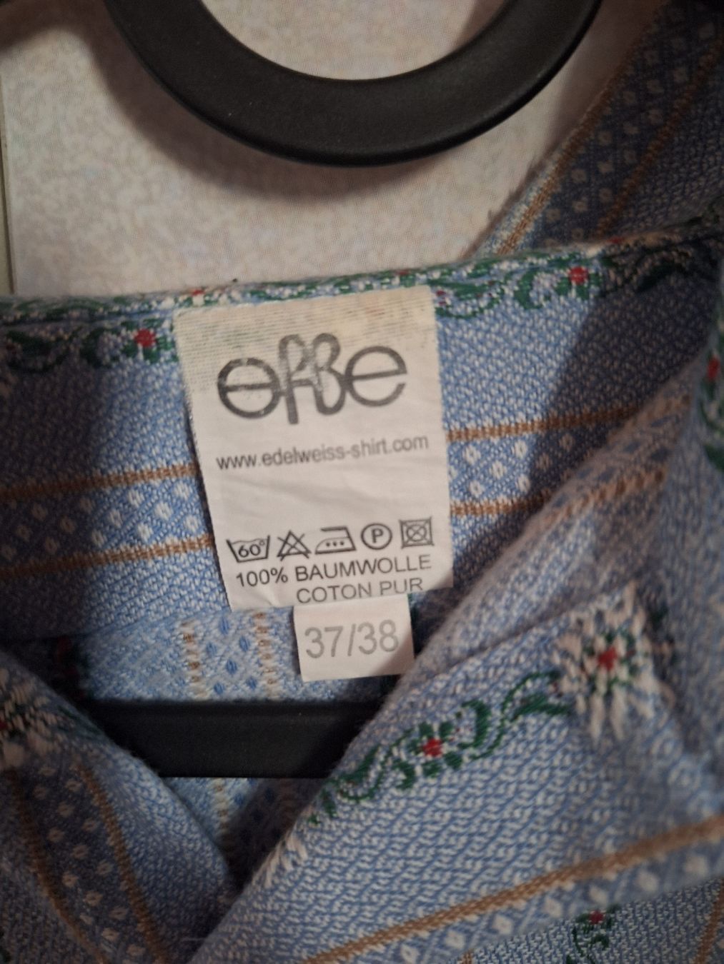 Camicie: Edelweiss Hemd, Gr. 37/38, hellblau, Top Zustand – Nuovo (secondo la descrizione) da Reutigen venduto da surf87 1
