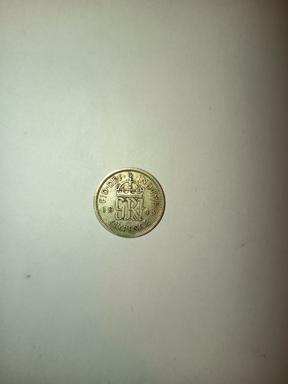 Alle Münzen: sixpence 1943 british  silber    nr 186 – Gebraucht aus Wattwil von LuckyLegoandCoins 1