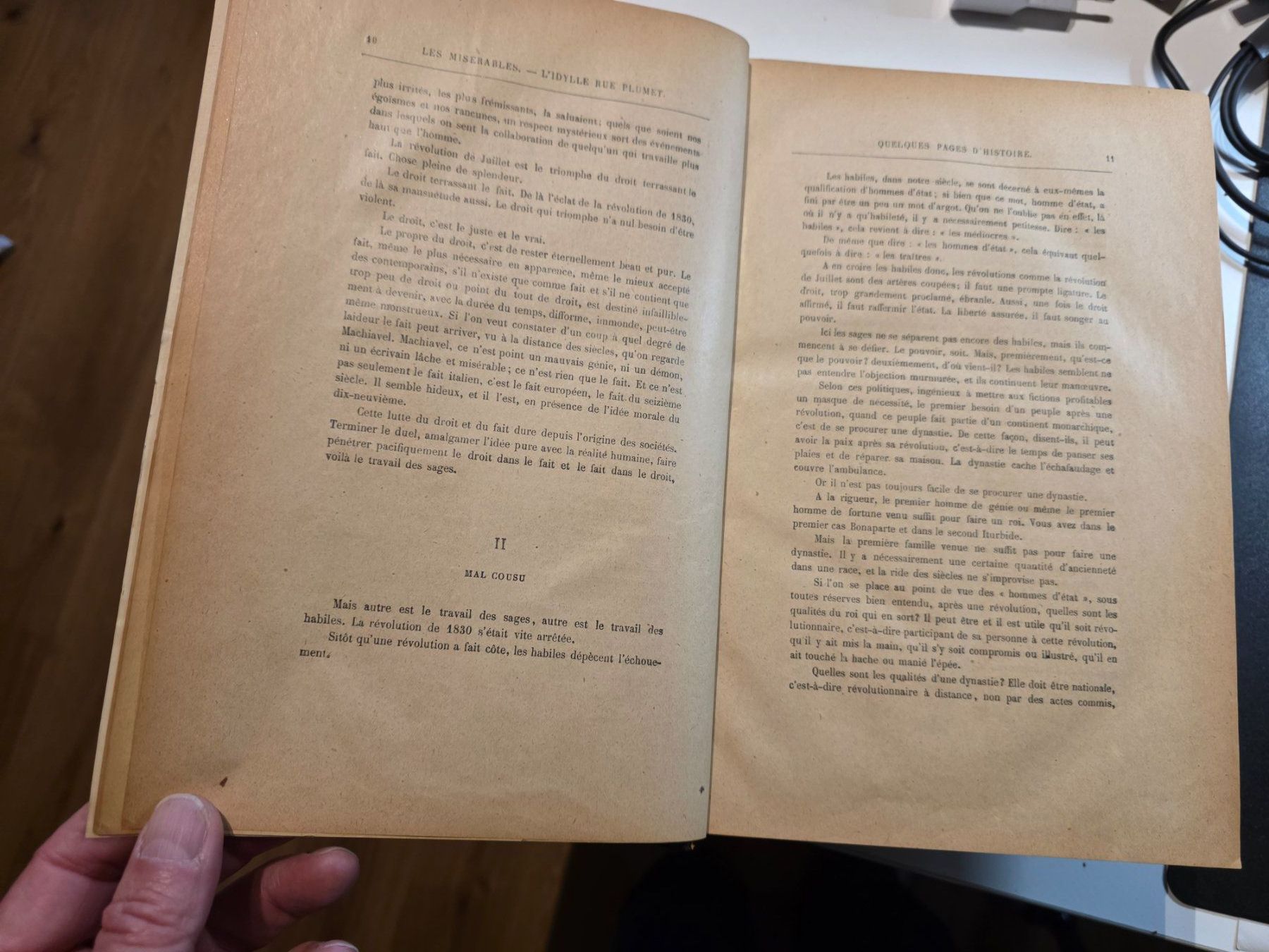 Libri: Les Misérables - Victore Hugo 1862 2 Bücher – Usato da Walterswil BE venduto da Lonitti 4
