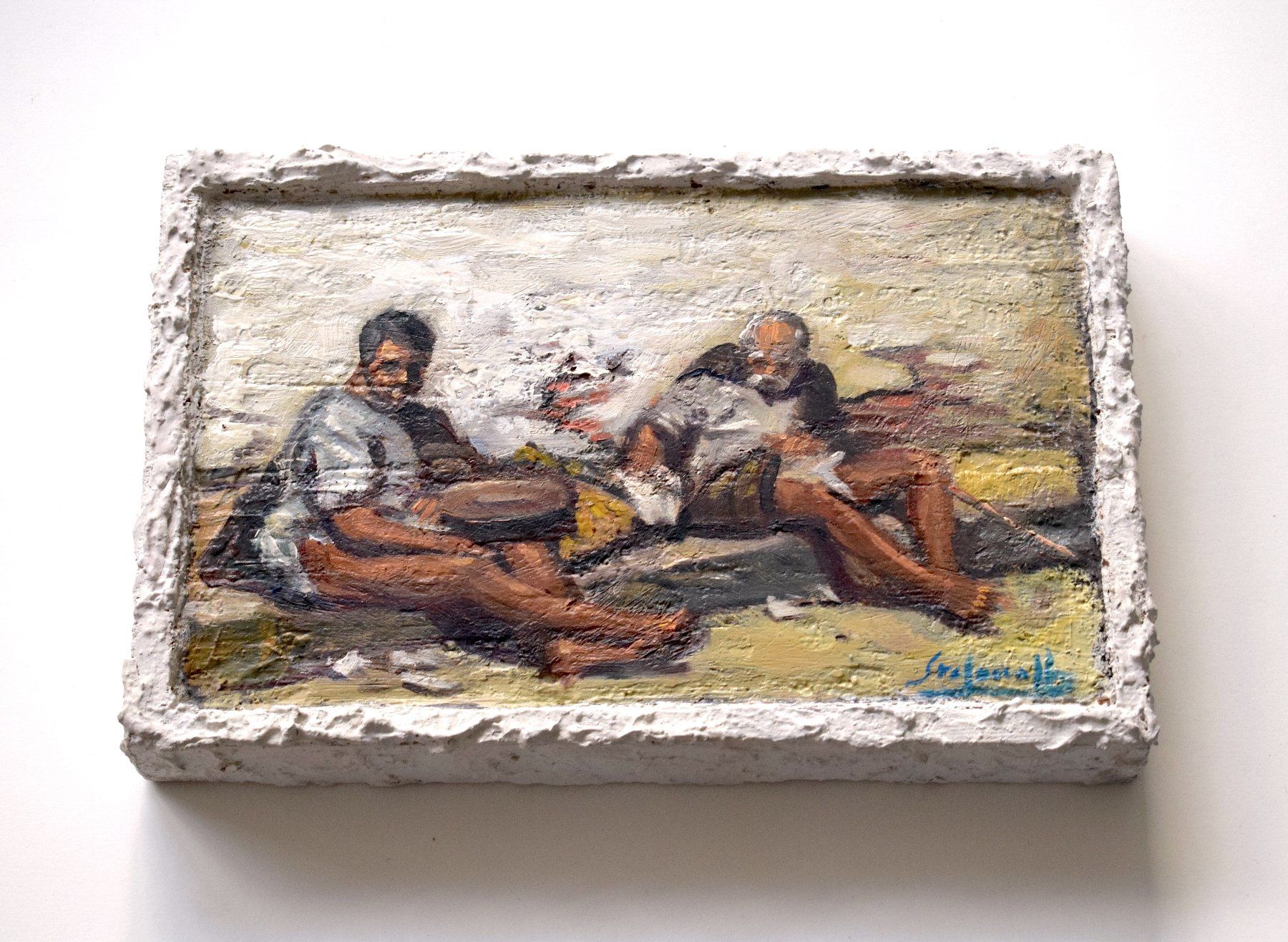 Dipinti: Dimitri Stefanoff Demetrio Ölgemälde Öl expressiv – Usato da Zürich venduto da Kunstvoll 7