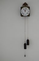Alte französische Wanduhr, ca 200 Jahre