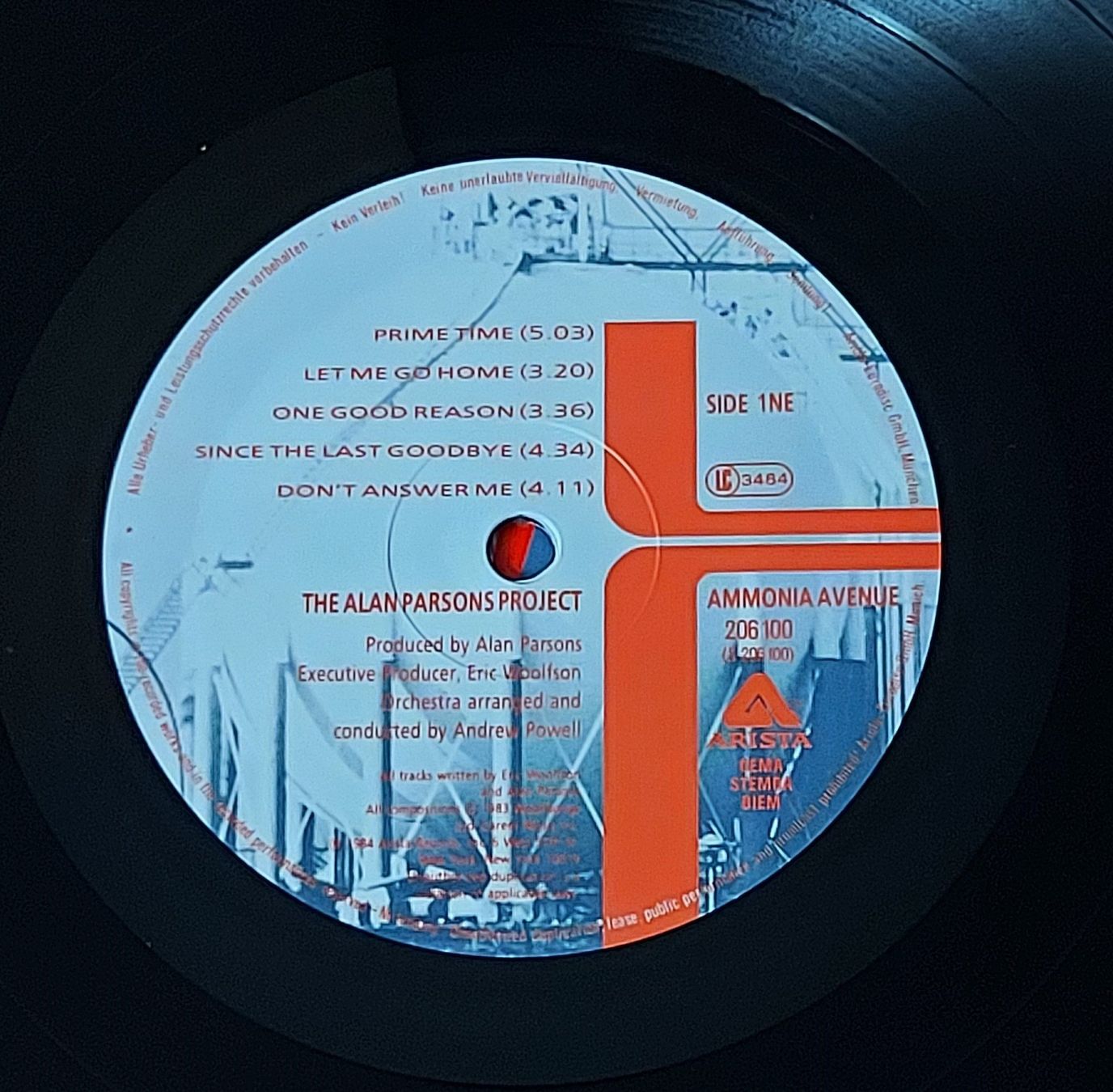 Dischi in vinile: LP - ALAN PARSONS PROJECT - AMMONIA AVENUE – Usato da Steckborn venduto da Quo7 1