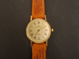 Loris International Montre Vintage, plaqué or, pour femme ✨