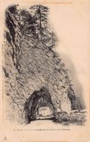Tunnel du Col des Roches, ancien bureau de la Douane ~1900