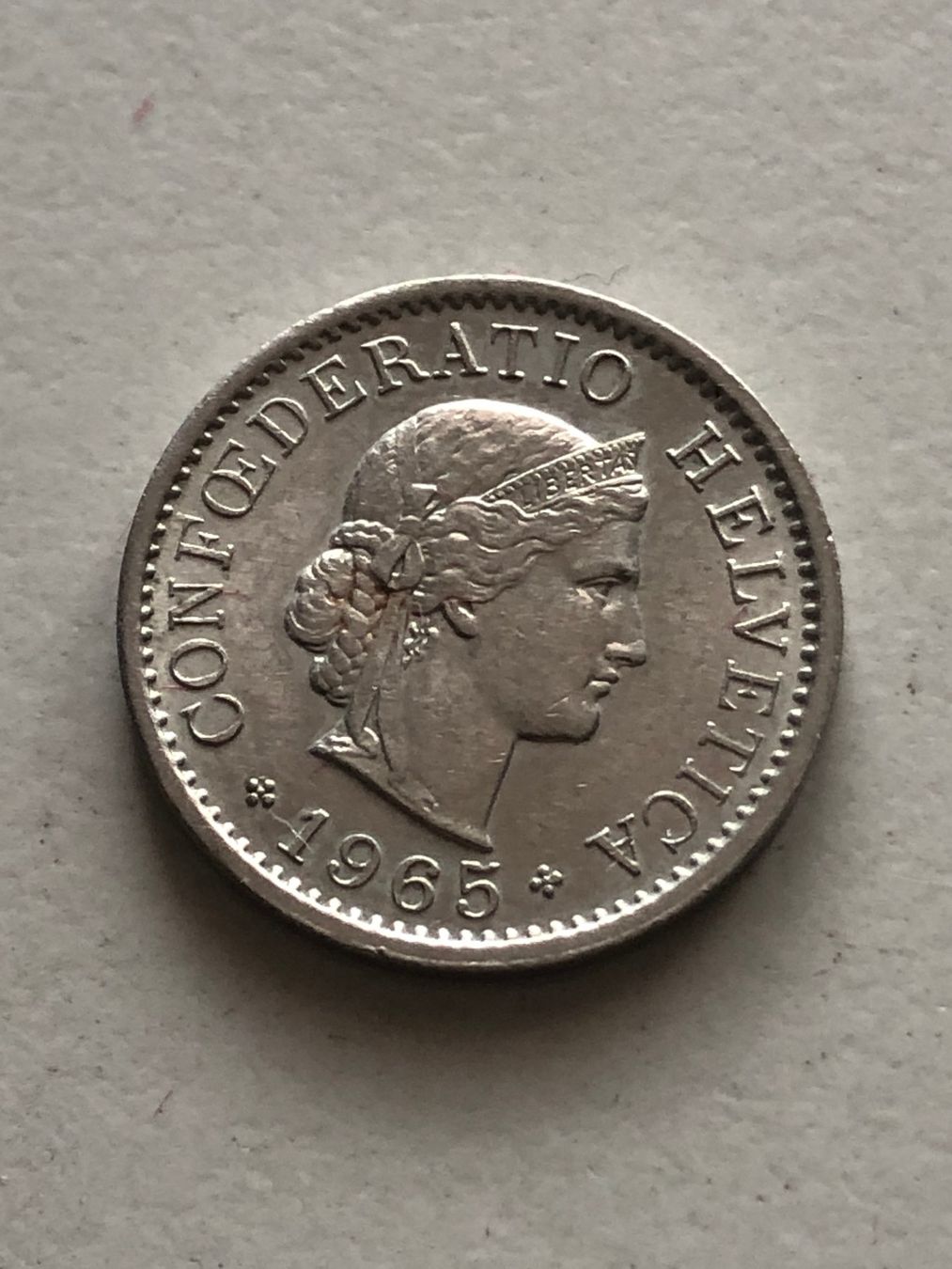 Toutes les monnaies: 5 Rp. 1965 fast unz. – D'occasion à Schötz par Odpa
