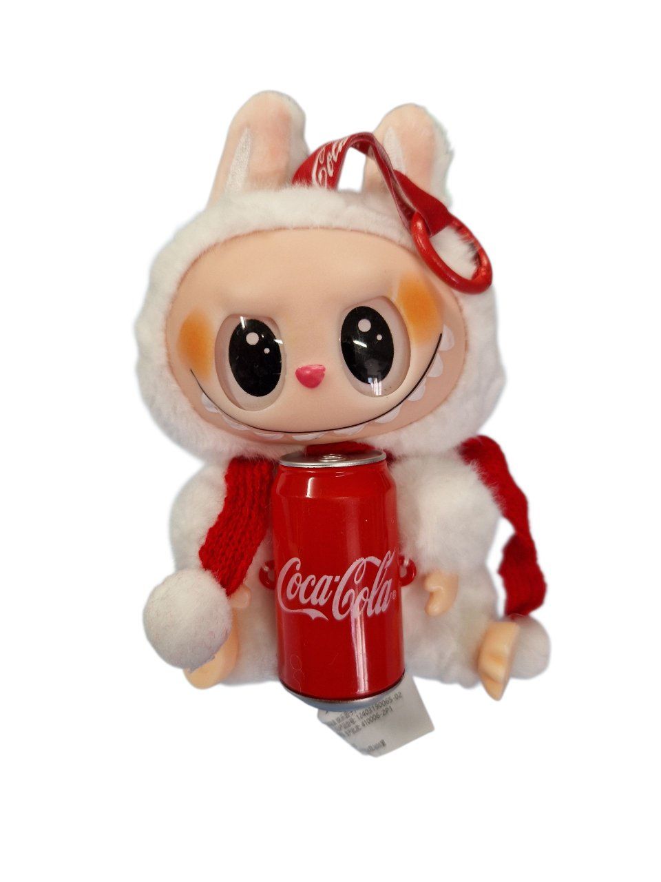 Statuette: Labubu blanc Coca cola NEUF 17 cm – Nuovo e nell'imballaggio originale da St-Imier venduto da goodber