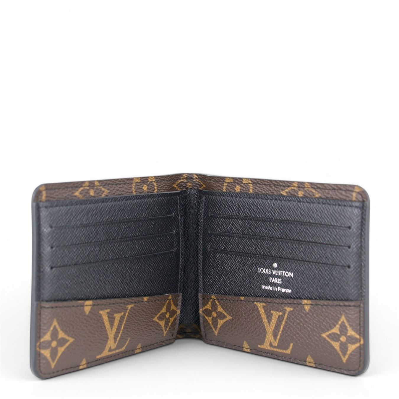 Louis Vuitton Portafogli: Louis Vuitton Portemonnaie Multiple Monogram Macassar – Usato da Binningen venduto da Designerlabels 4