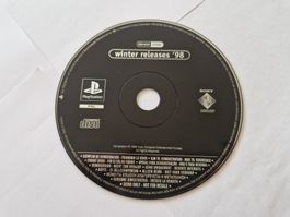 ORIGINAL " winter releases ʼ98 " Sony Playstation Demo CD