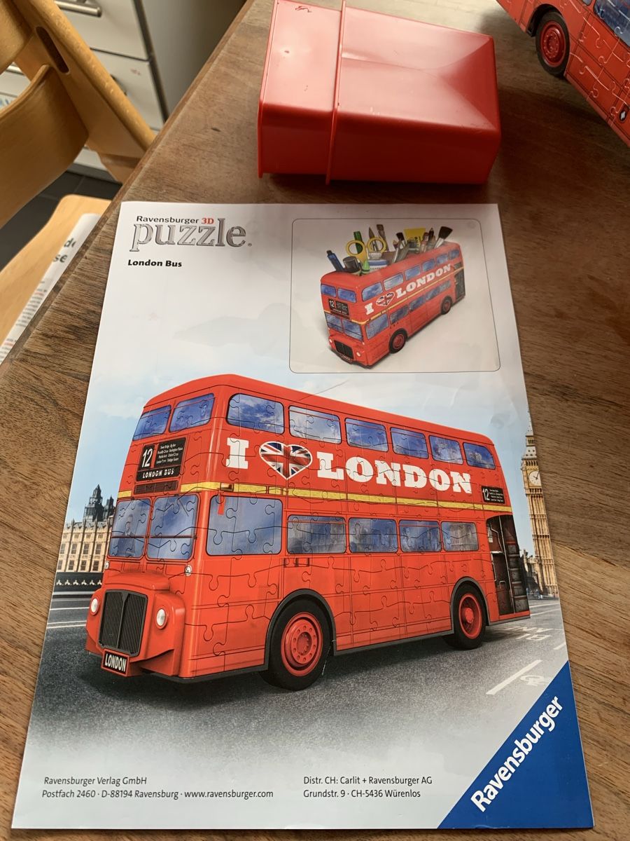 Ravensburger Puzzles: RAVENSBURGER 3D Puzzle London Bus – Gebraucht aus Winterthur von amapola 7