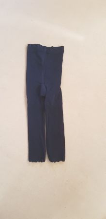 Kinderstrumpfhose dunkelblau ohne Füsse, Gr. 110/116