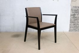 horgenglarus Stuhl wie epos 6-775a / braunes Leder