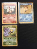 2 Pokemon Base Set Cards EN / 1 Jungle Card EN