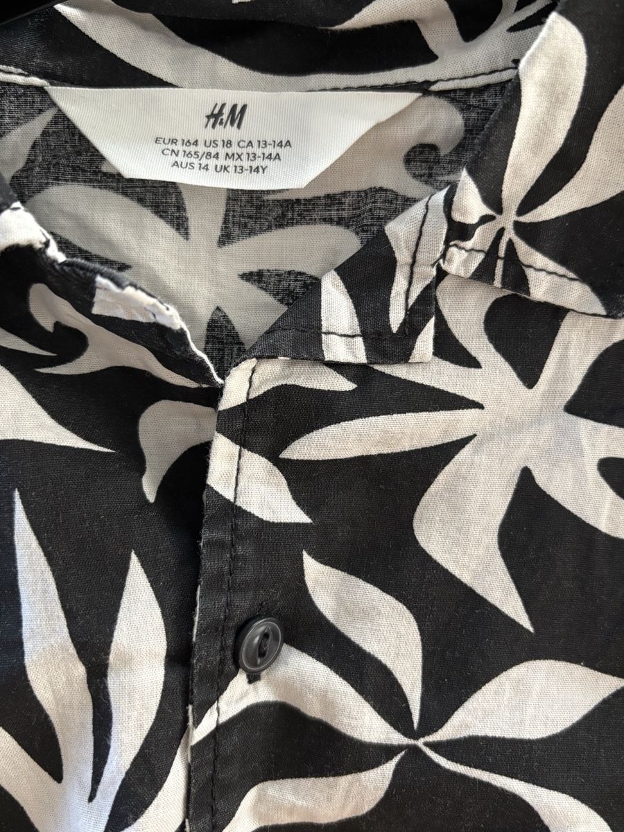 H&M Camicie, T-shirt & Polo: Leichtes Baumwollhemd von H&M, Grösse 164 – Nuovo (secondo la descrizione) da Konolfingen venduto da tilia76 1