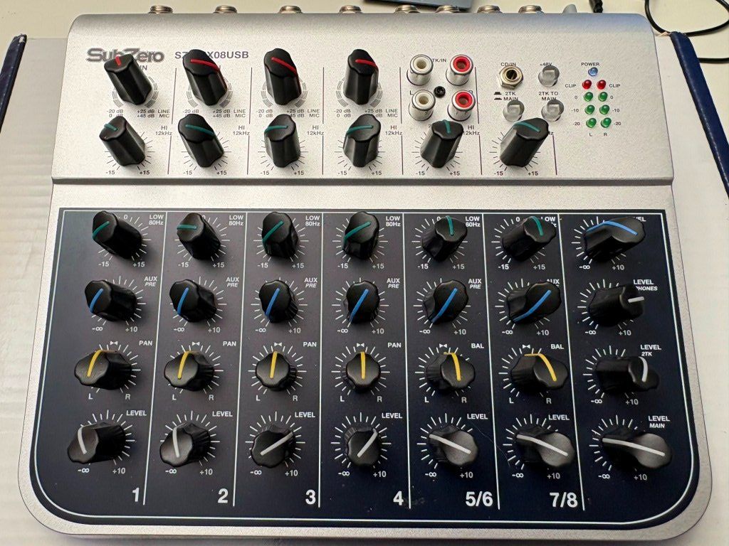 Console di mixaggio: ZubZero SZ-MIX08USB – Usato da Magnedens venduto da alfahr 1