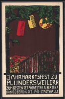 sign. Lisbeth Pelz, Kunstgew. Lehrwerkst