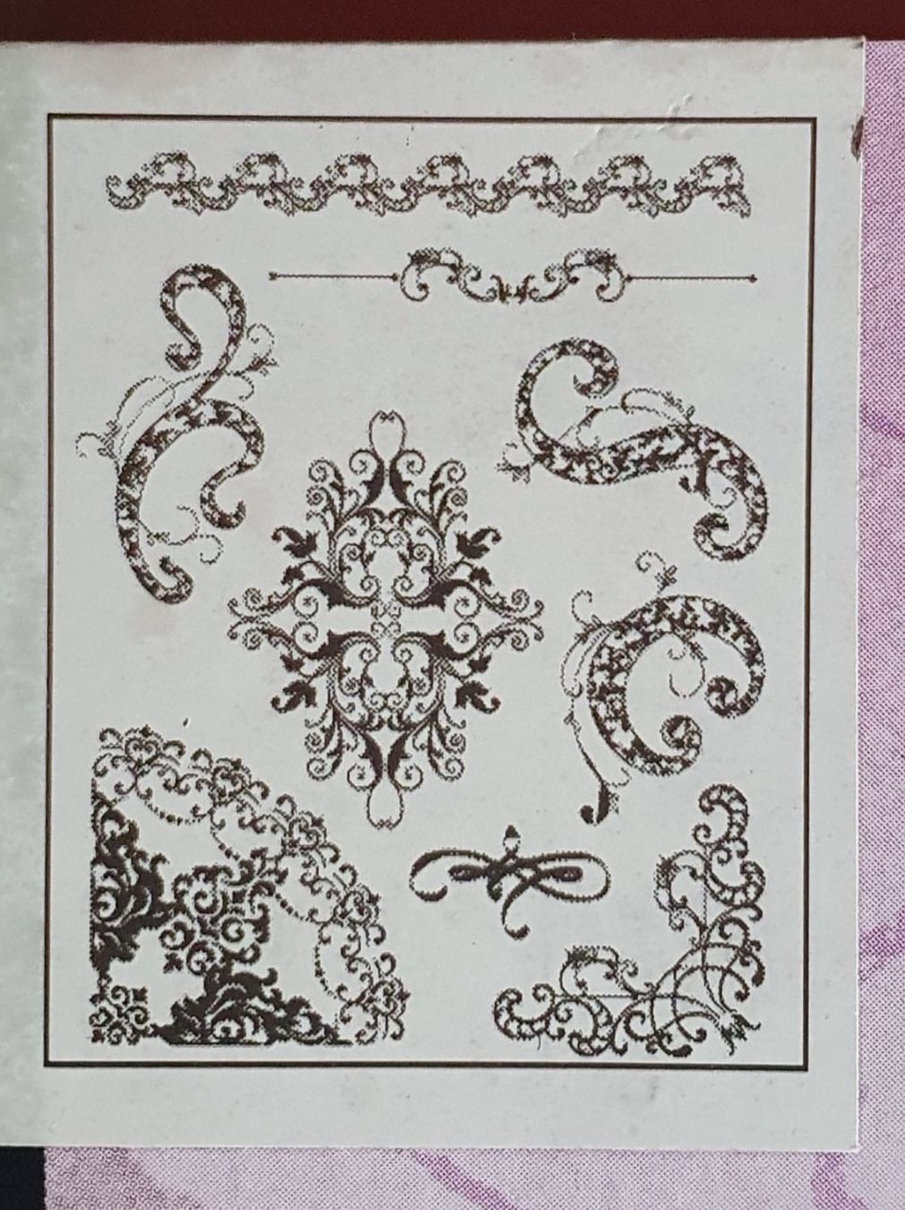 Timbri: VIVA Decor Transparente Silikon-Stempel "Schnörkel" – Nuovo e nell'imballaggio originale da Volketswil venduto da Dokinka