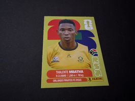 Panini FIFA Fussball WM 2026 Sticker Thalente Mbatha RSA 12