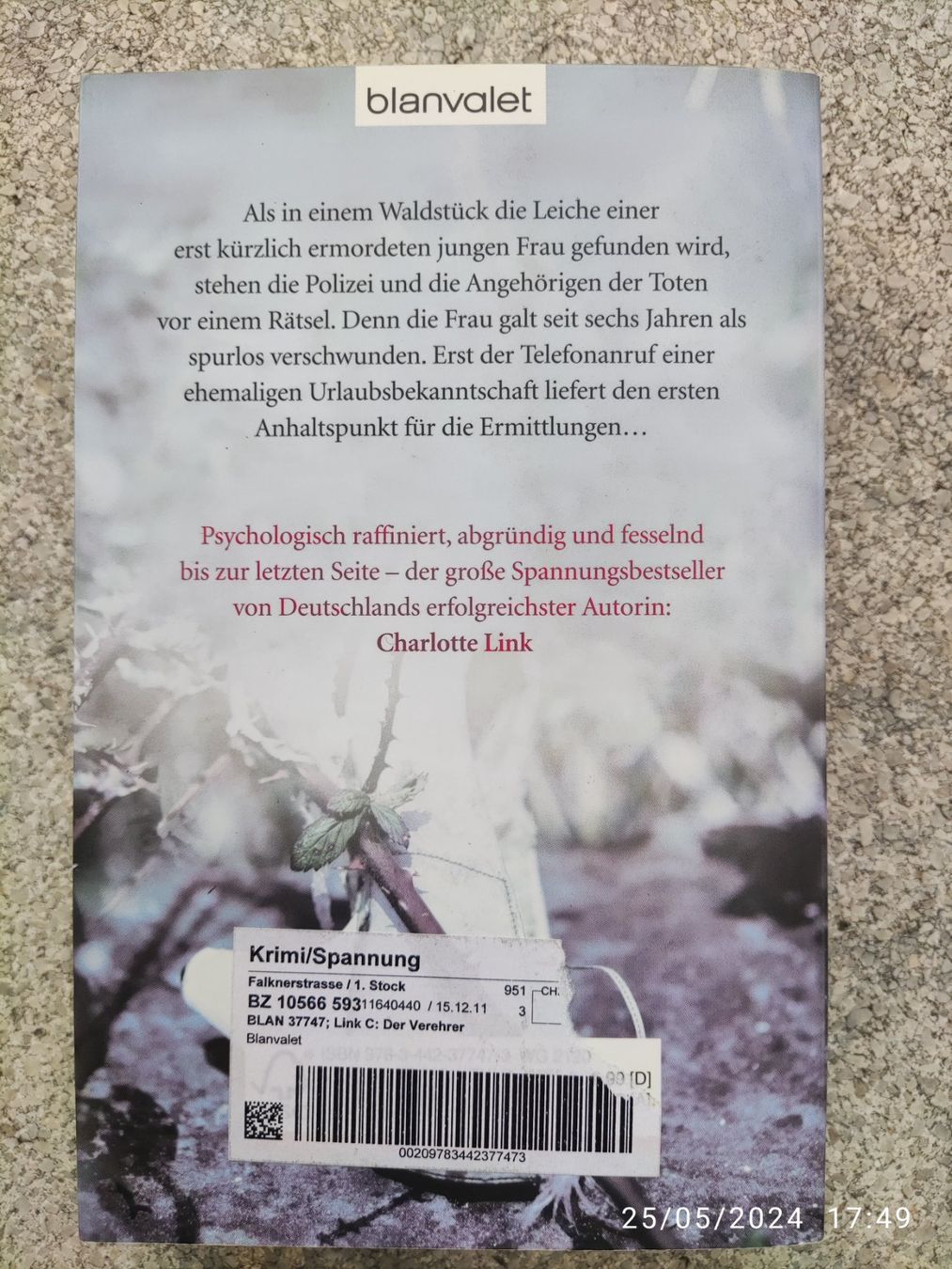 Libri: Charlotte Link Der Verehrer – Usato da Basel venduto da Alacant 1