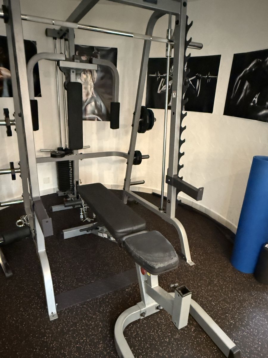 Hometrainer: Body-Solid Series 7 Kraftstation inkl. Gewichte - Top Zustan – Usato da Wangen ZH venduto da Scott3 3