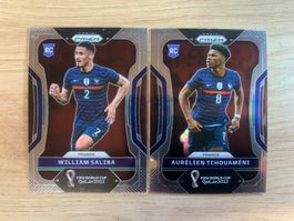 Soccer Tchouaméni/ Saliba RC FIFA World Cup Prizm 2022 🔥