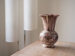 1950s Jasba Keramik Vase Mid Century vintage Design fat lava