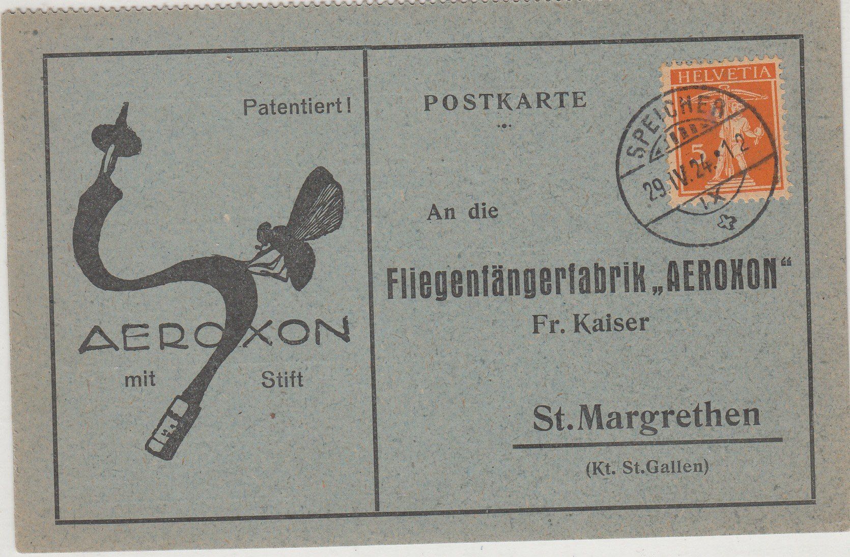 Tutti i francobolli: Reklamebrief Mit Tellknabe 1924 – Usato da Herrliberg venduto da Lfrifda