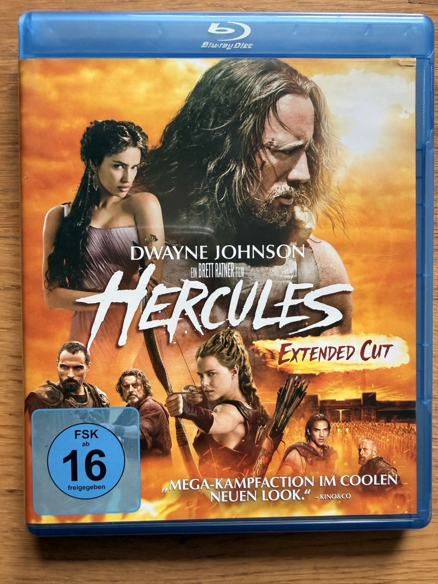Alle DVDs: Hercules (2014) Blu-ray Extended Cut Dwayne Johnson – Gebraucht aus Kölliken von nerdorado
