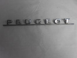Peugeot Emblem Heckbereich Oldtimer
