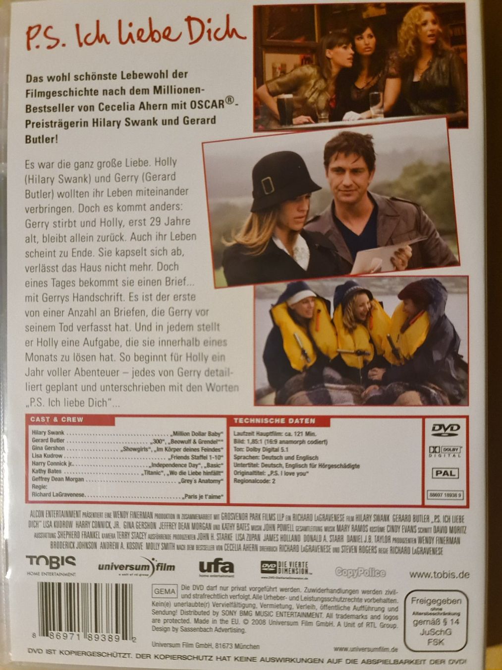 Tutti i DVDs: DVD P.S. ich liebe dich – Usato da Dintikon venduto da Vexi 1
