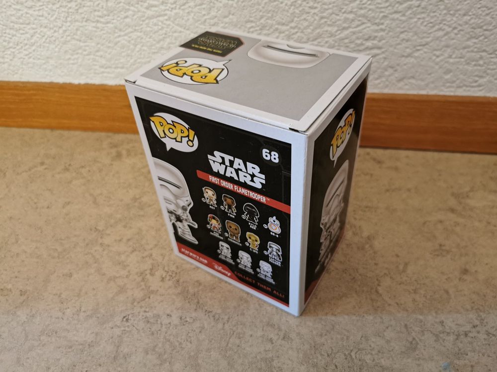 First Order Flametrooper: Funk o Pop! Vinyl Figure Bundle with 1 Compatible 'ToysDiva' Graphic Protector (068-14740 - B