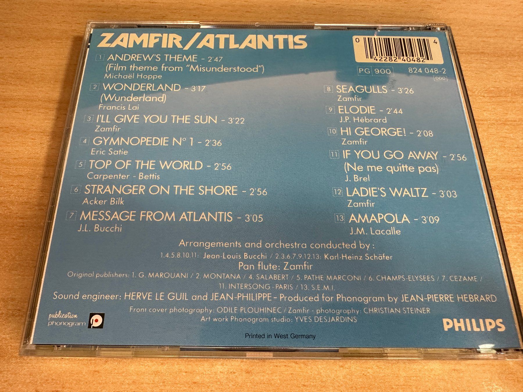 CD: I9 Zamfir – Atlantis – Usato da Rikon im Tösstal venduto da Alpenmutz 1